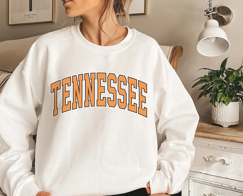 Vintage Style Tennessee Crewneck Sweatshirt, Tennessee Crewneck Unisex Sweatshirt