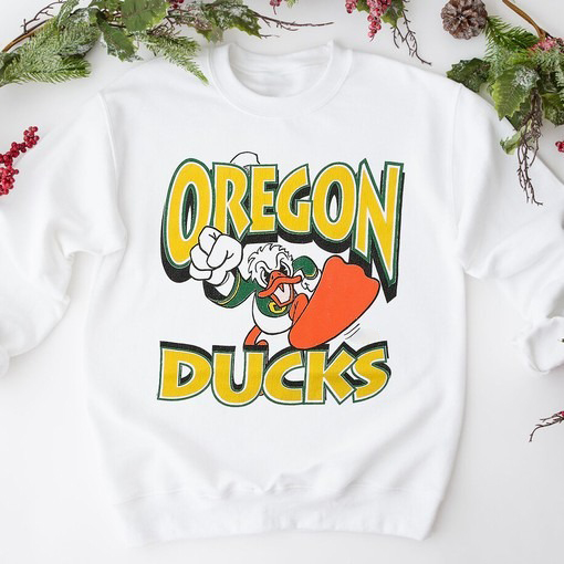 Vintage Style University of Oregon Ducks Tee â NCAA Unisex Sweatshirt