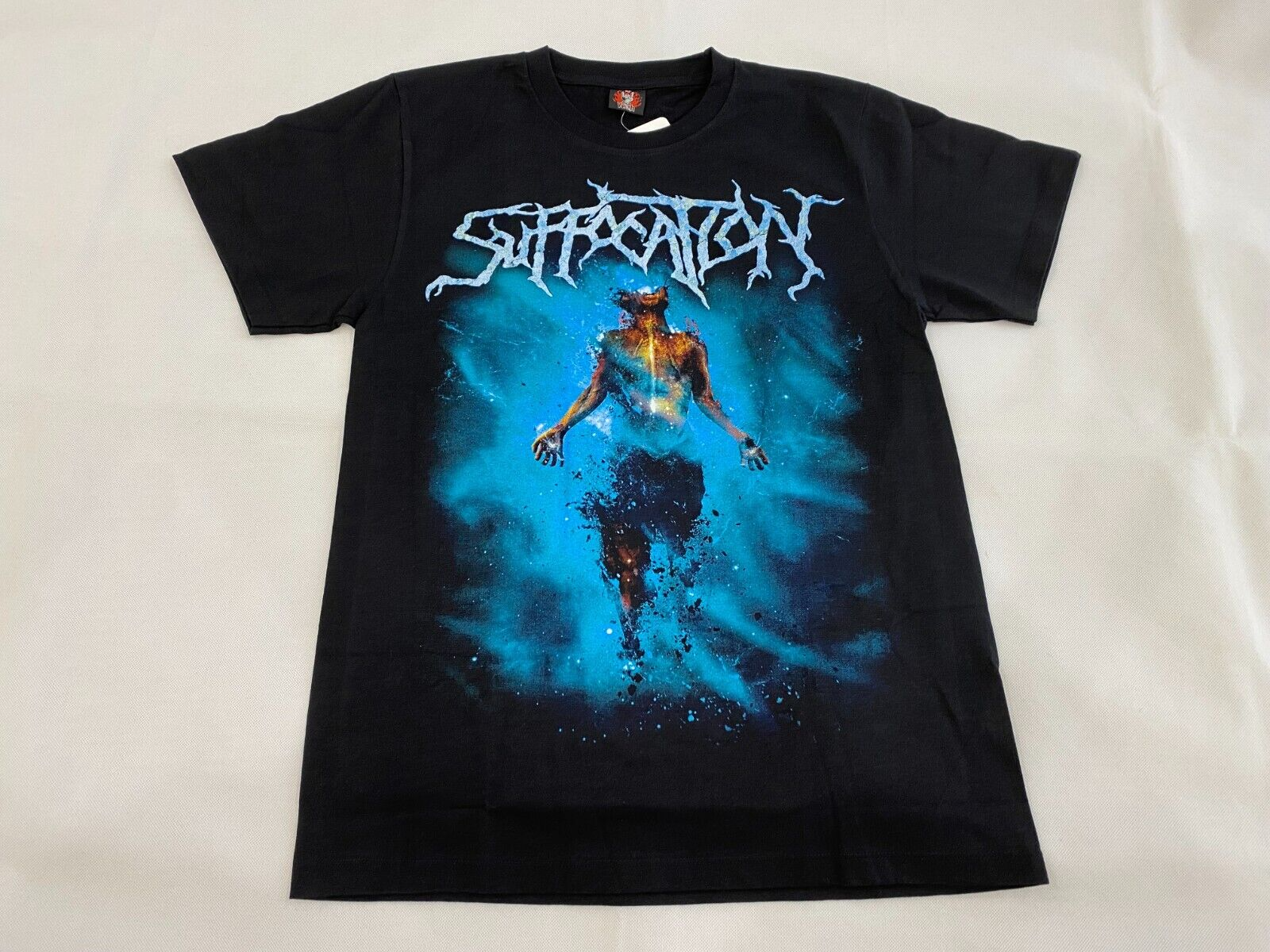 Vintage Suffocation Rock Heavy Metal Band Graphic Printed T-shirt