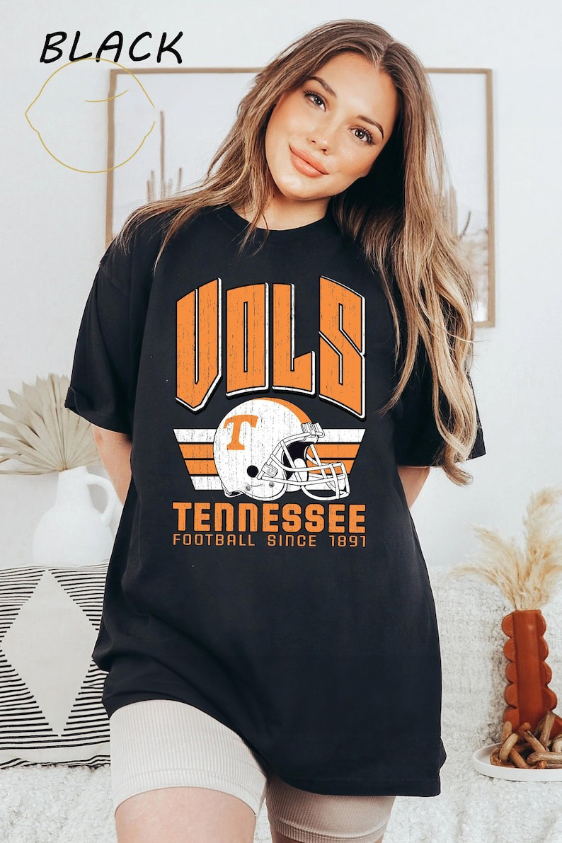 Vintage Tennessee VOLS 1998 Unisex T Shirt Black