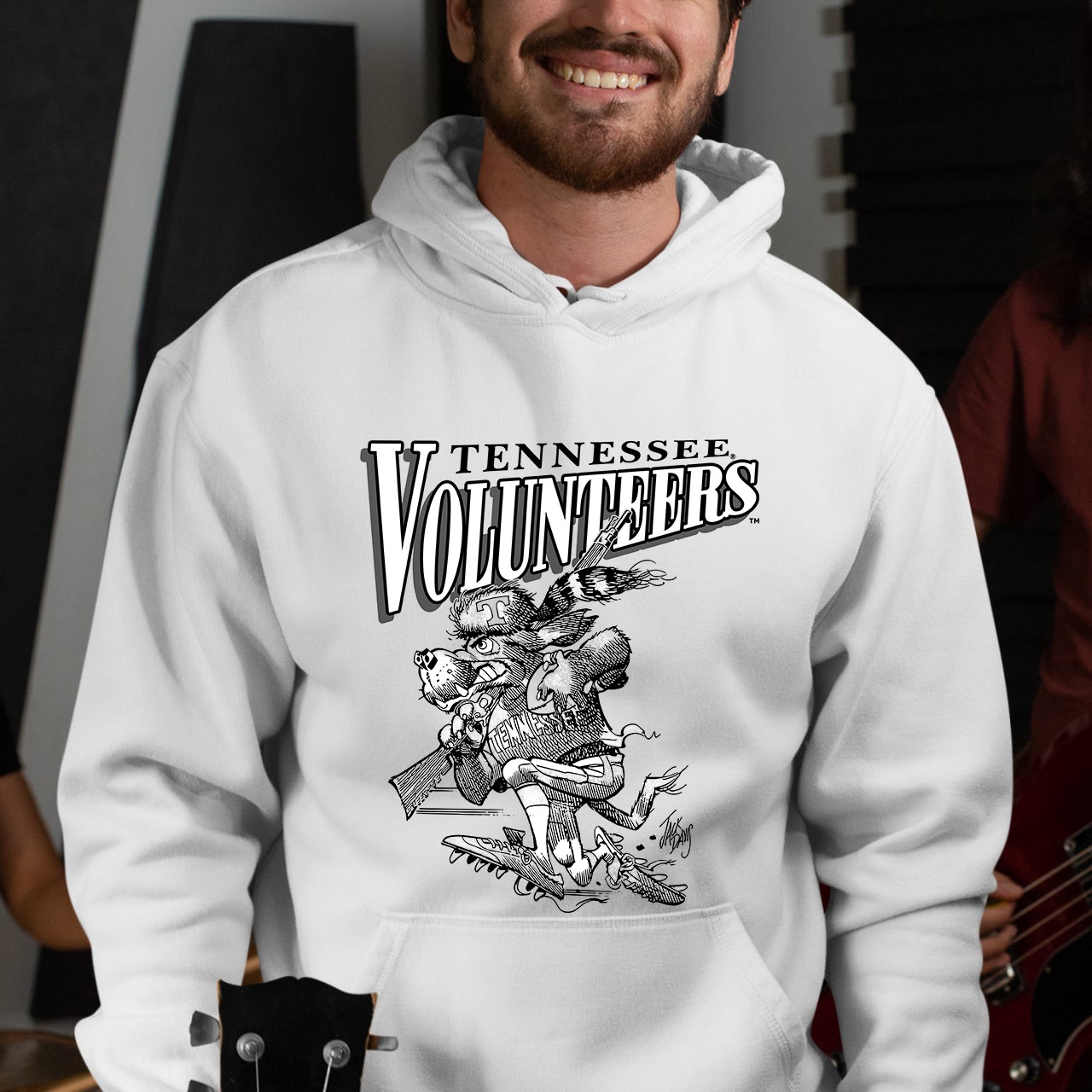 Vintage Tennessee Volunteers Graphics Crewneck Unisex Hoodie