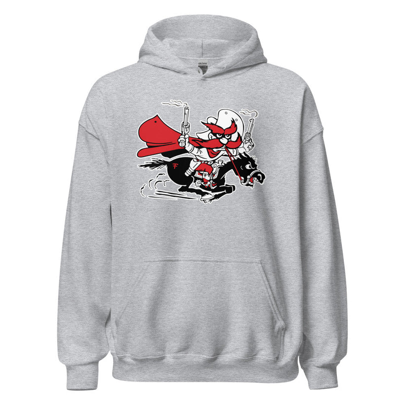 Vintage Texas Tech Unisex Hoodie-Sport Grey