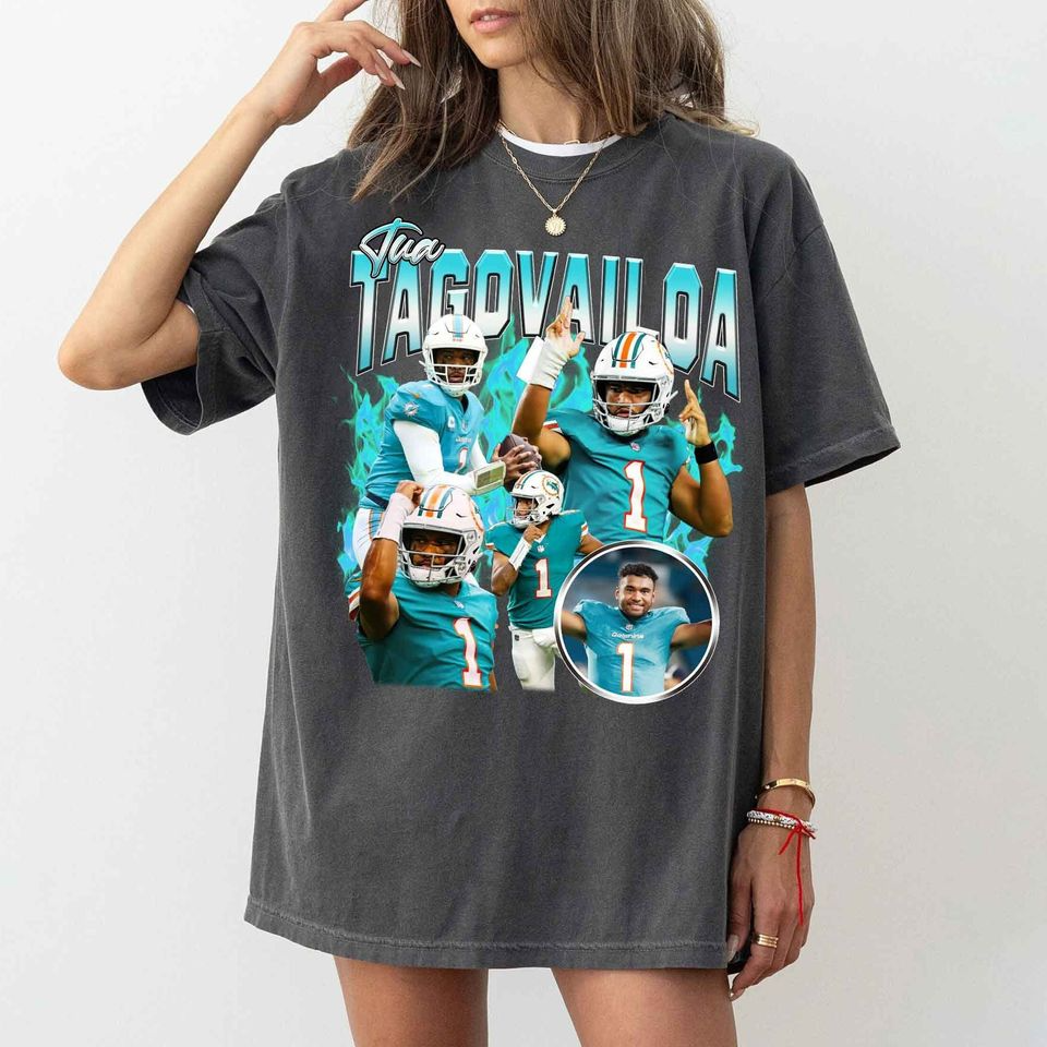 Vintage Tua Tagovailoa shirt, Football shirt, Classic 90s Graphic Tee