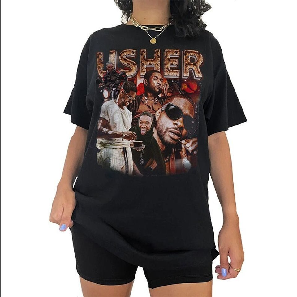 Vintage Usher Shirt, My Way The Vegas Residency Tour Shirt