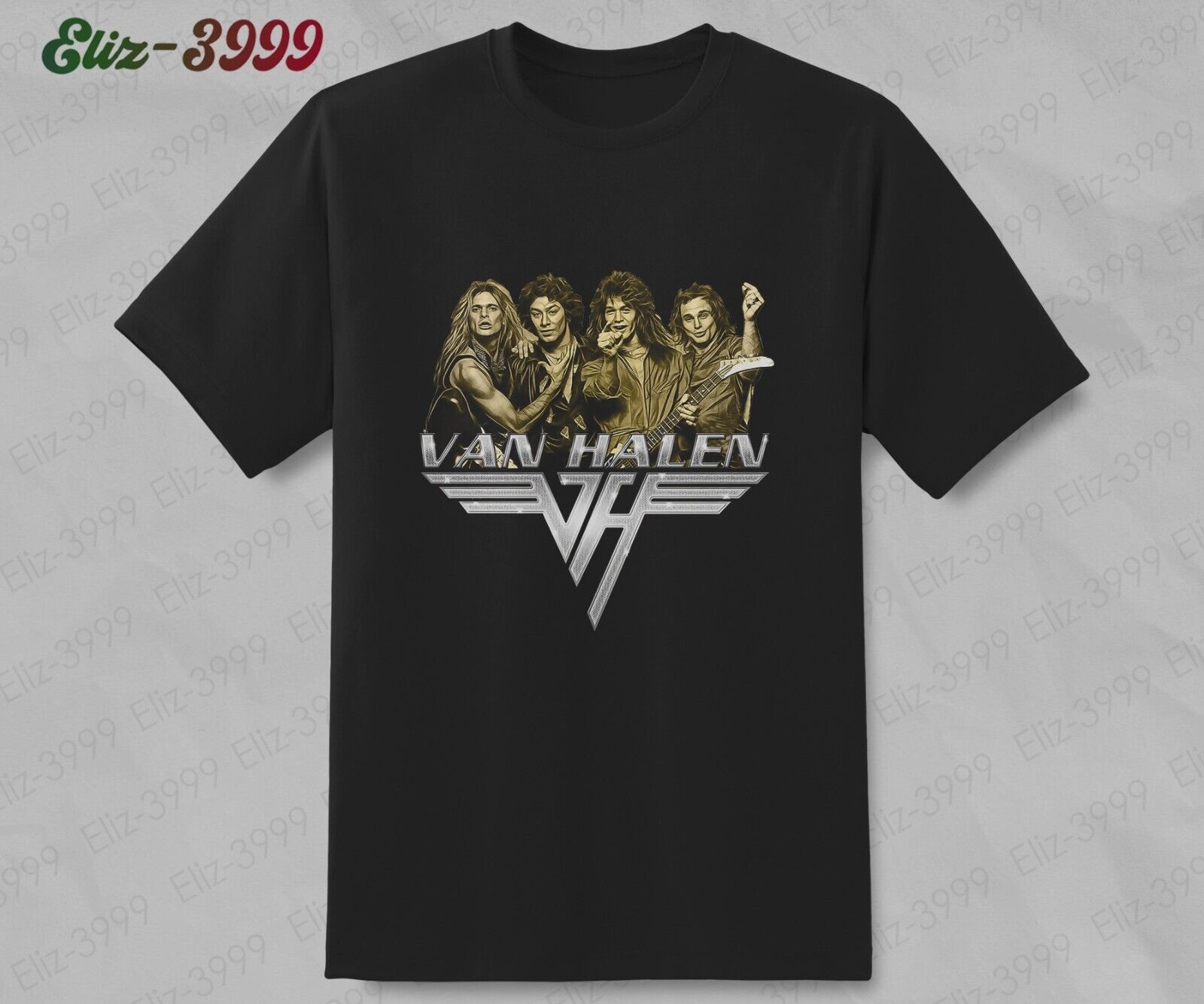 Vintage Van Halen David Lee Roth, Eddie Van Halen, Alex Van Halen, Michael Shirt