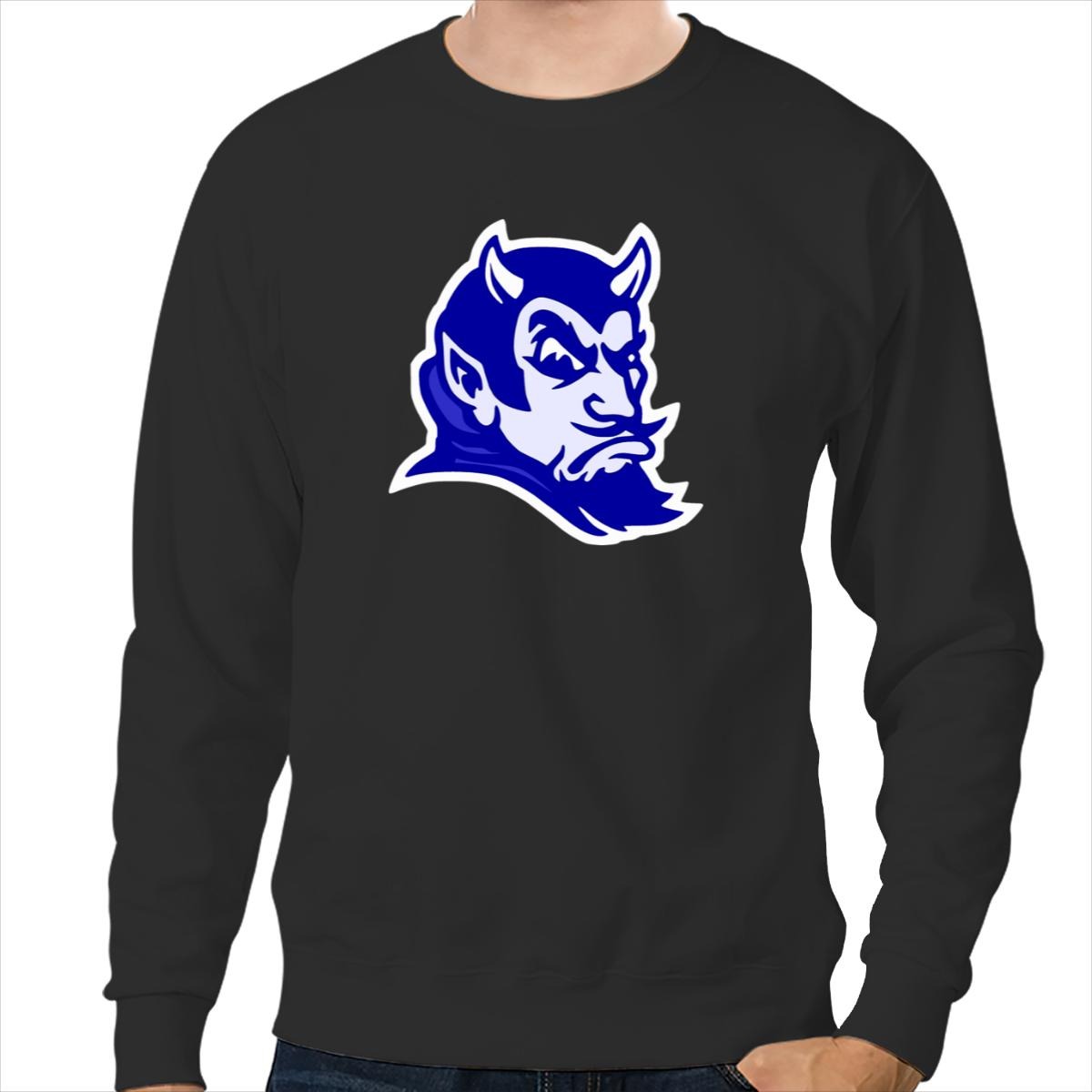 Vintage Vintage Style Blue Devil Mascot Bluer â Duke Basketball Unisex Sweatshirt Black