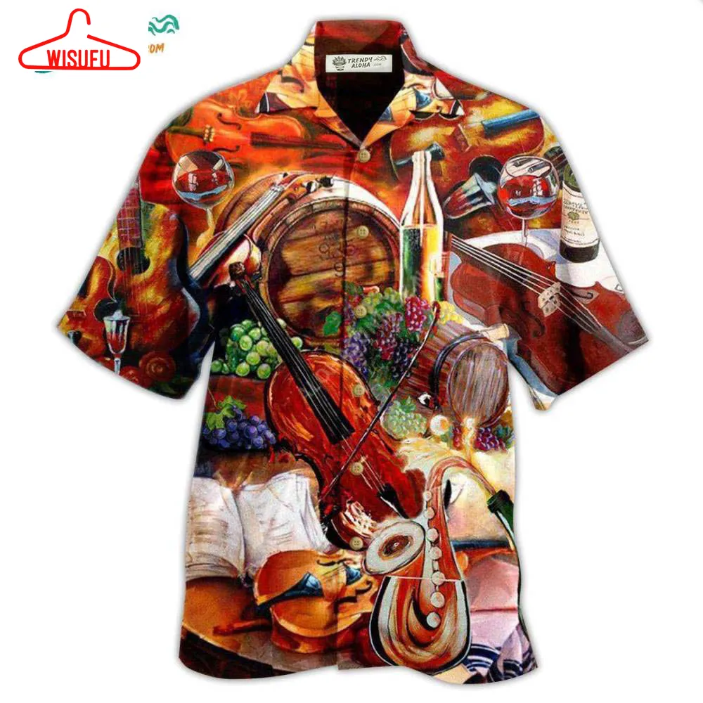 Violin Music Fill The Cup Of Silence With Violin Melody Hawaiian Shirt- Wisufu Aloha