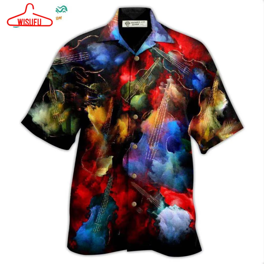 Violin Music Happiness Is A Thing To Be Practiced Like Violin Hawaiian Shirt- Wisufu Aloha