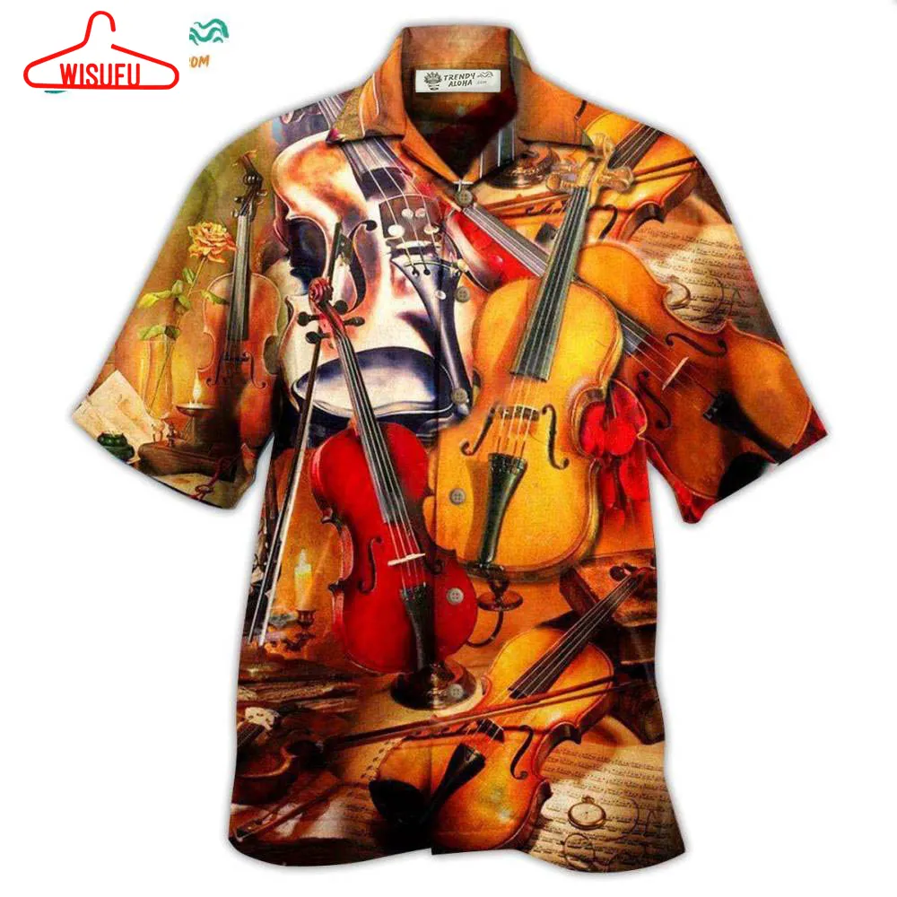 Violin Music Is My Passion Hawaiian Shirt- Wisufu Aloha