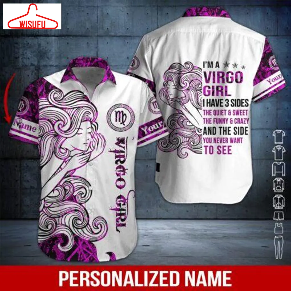 Virgo Girl Custom Hawaiian Shirt - For Men & Women - New Winter Fashion Shirt Gift For Family, New Fashion Gifts