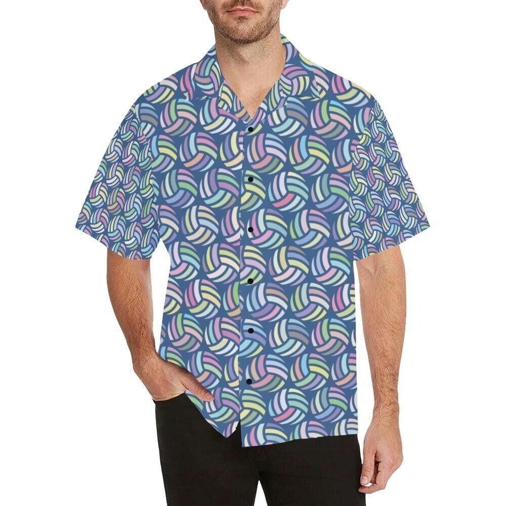 Volleyball Print Design Hawaiian Shirt For Fan, Beach Shirts, S-5XL US SIZE