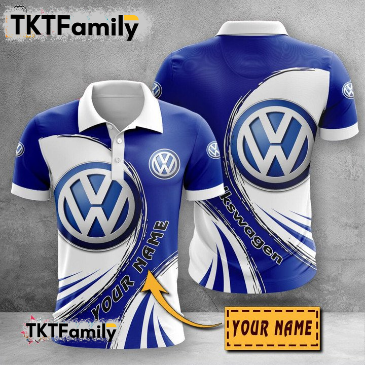 Volvo Custom Name 3D Polo Shirt TKT Familys