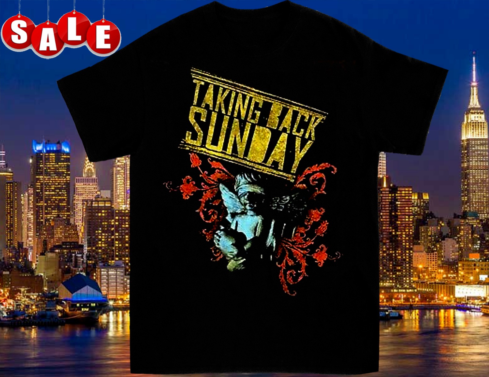 Vtg Taking Back Sunday Shirt Band Tee T Shirt