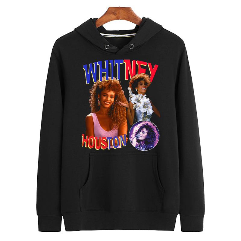 WHITNEY HOUSTON The Definition of Singing Vintage  Retro Bootleg Unisex Hoodie 