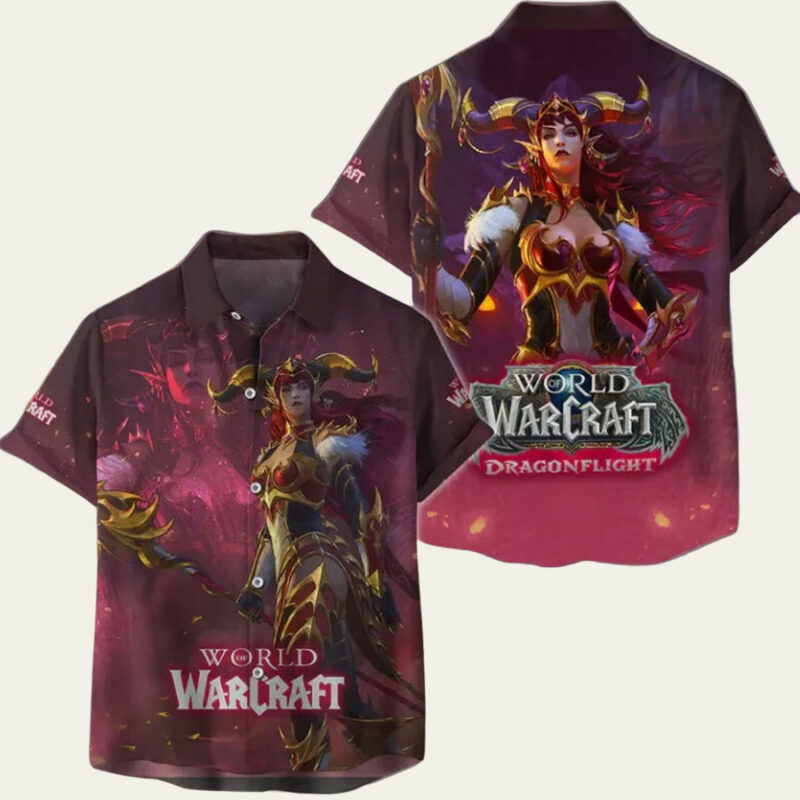 WORLD OF WARCRAFT HALLOWEEN HAWAIIAN SHIRT