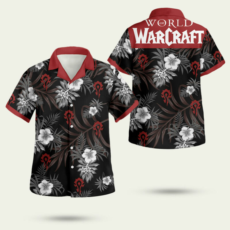 WORLD OF WARCRAFT HAWAIIAN SHIRT 2