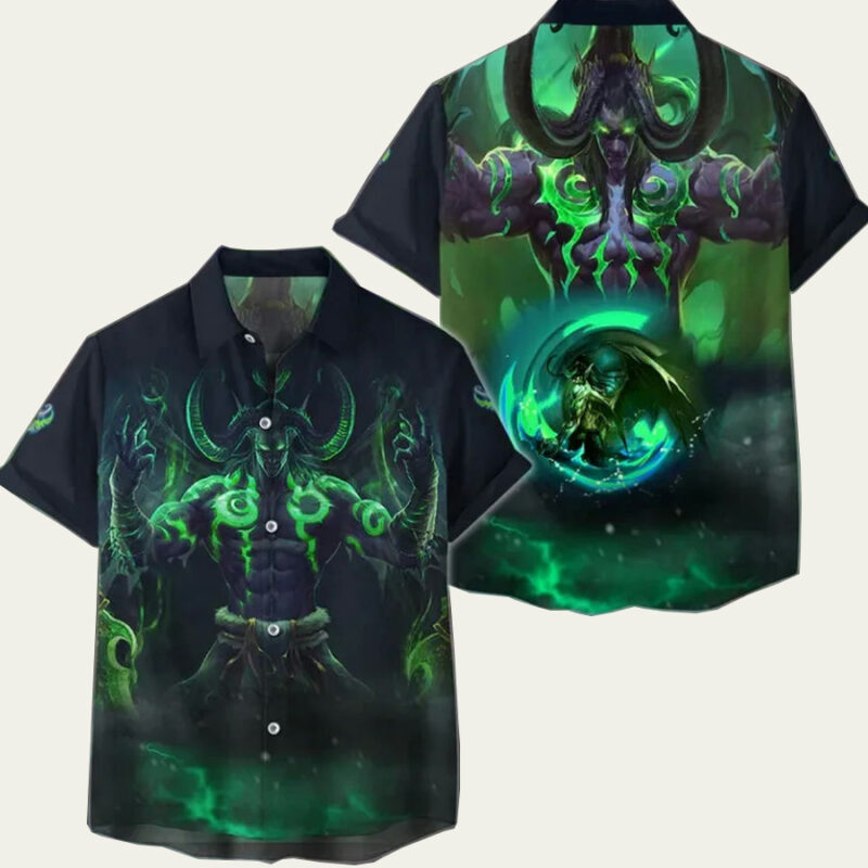 WORLD OF WARCRAFT HAWAIIAN SHIRT