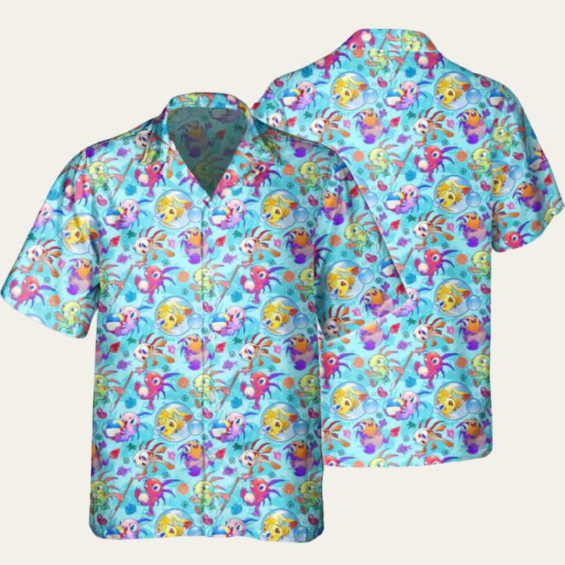 WORLD OF WARCRAFT MURLOC HAWAIIAN SHIRT