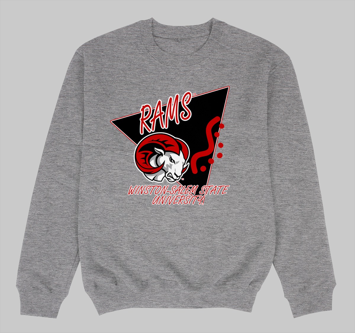 WSSU BEEPER CREWNECK SWEATSHIRT GREY COLOR