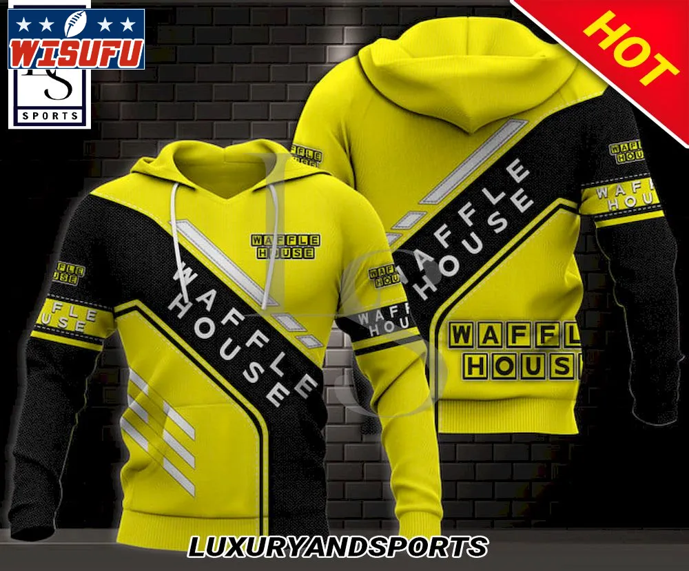 Waffle House All Over Printed Hoodie