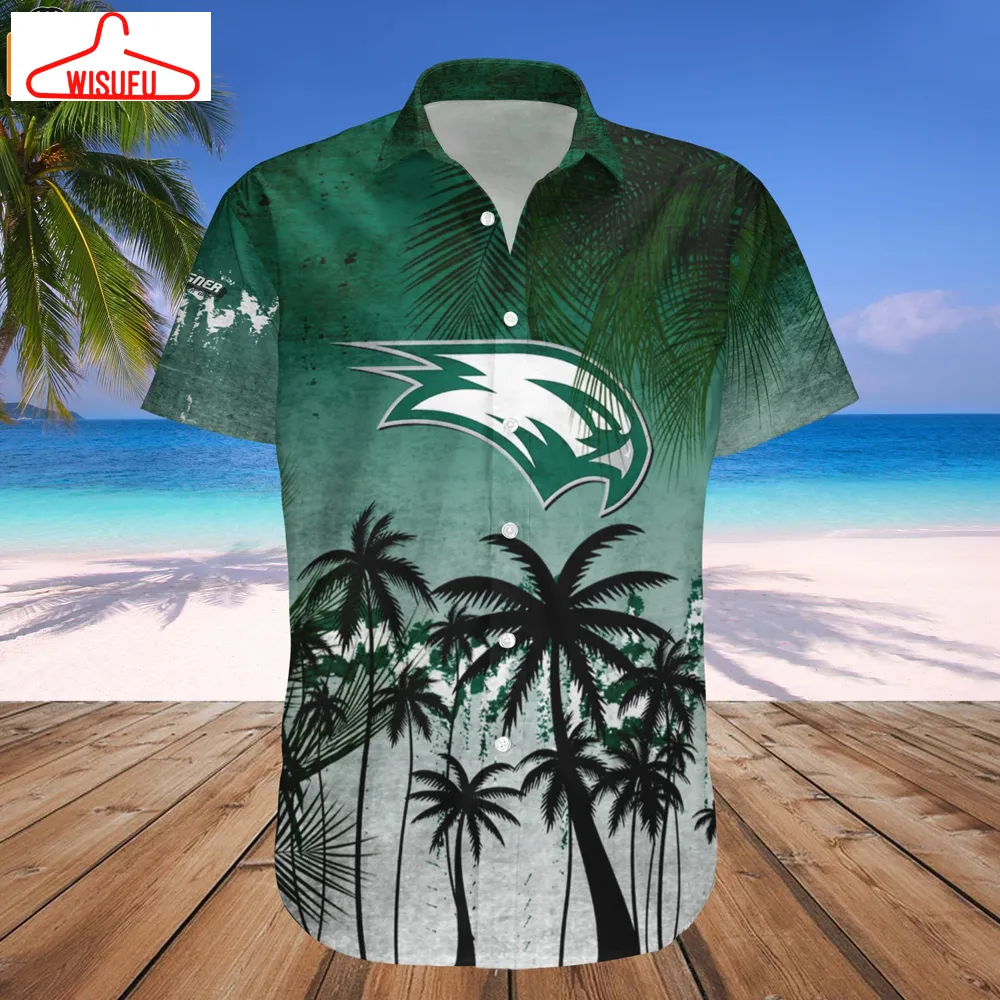 Wagner Seahawks Coconut Tree Tropical Grunge Hawaiian Shirt, New Fashion Gifts