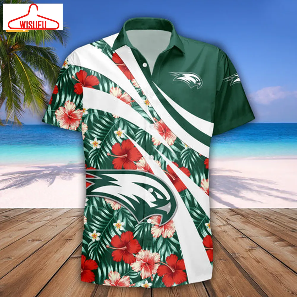 Wagner Seahawks Hibiscus Sport Hawaiian Shirt, New Fashion Gifts