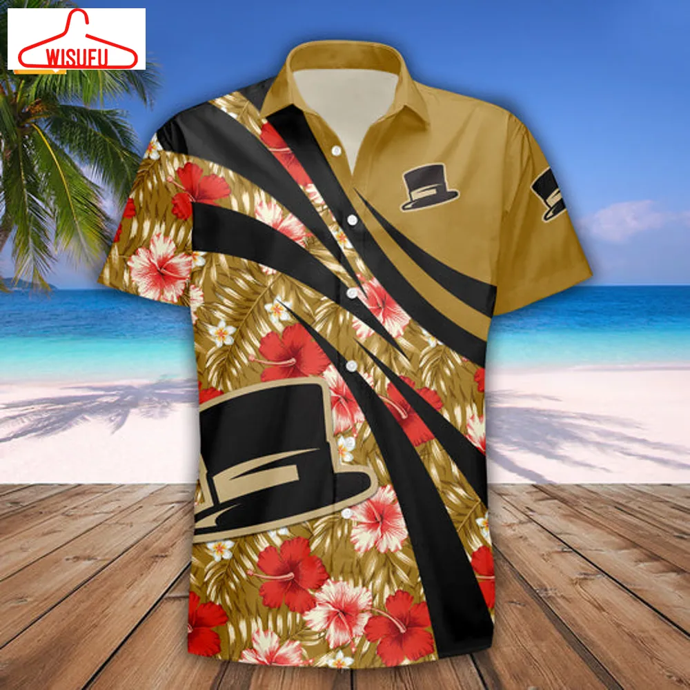 Wake Forest Demon Deacons Hibiscus Sport Hawaiian Shirt, New Fashion Gifts