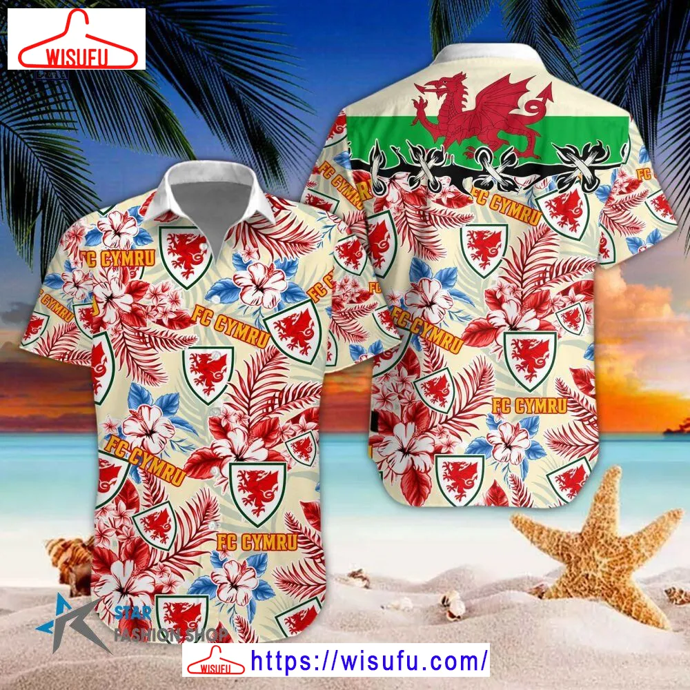 Wales Football Team Hawaiian Shirt, New Fashion Gifts