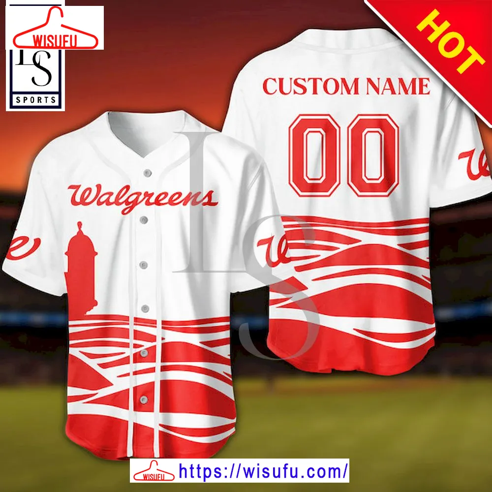 Walgreens Personalized Baseball Jersey, New Fashion Gifts