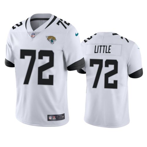 Walker Little 72 Jacksonville Jaguars White Vapor Jersey