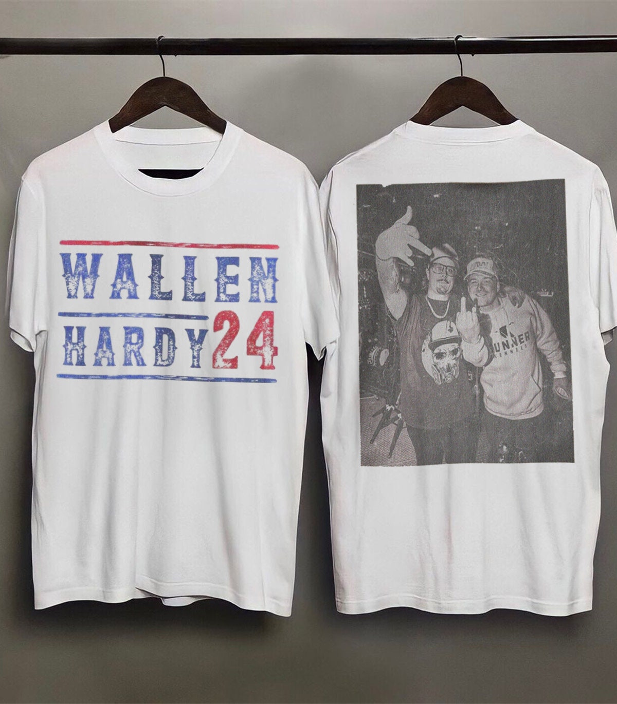 Wallen Hardy 24 Retro Shirt Double Sided, Hardy Country Music, Hardy Wallen Retro Unisex Shirt #HD3457