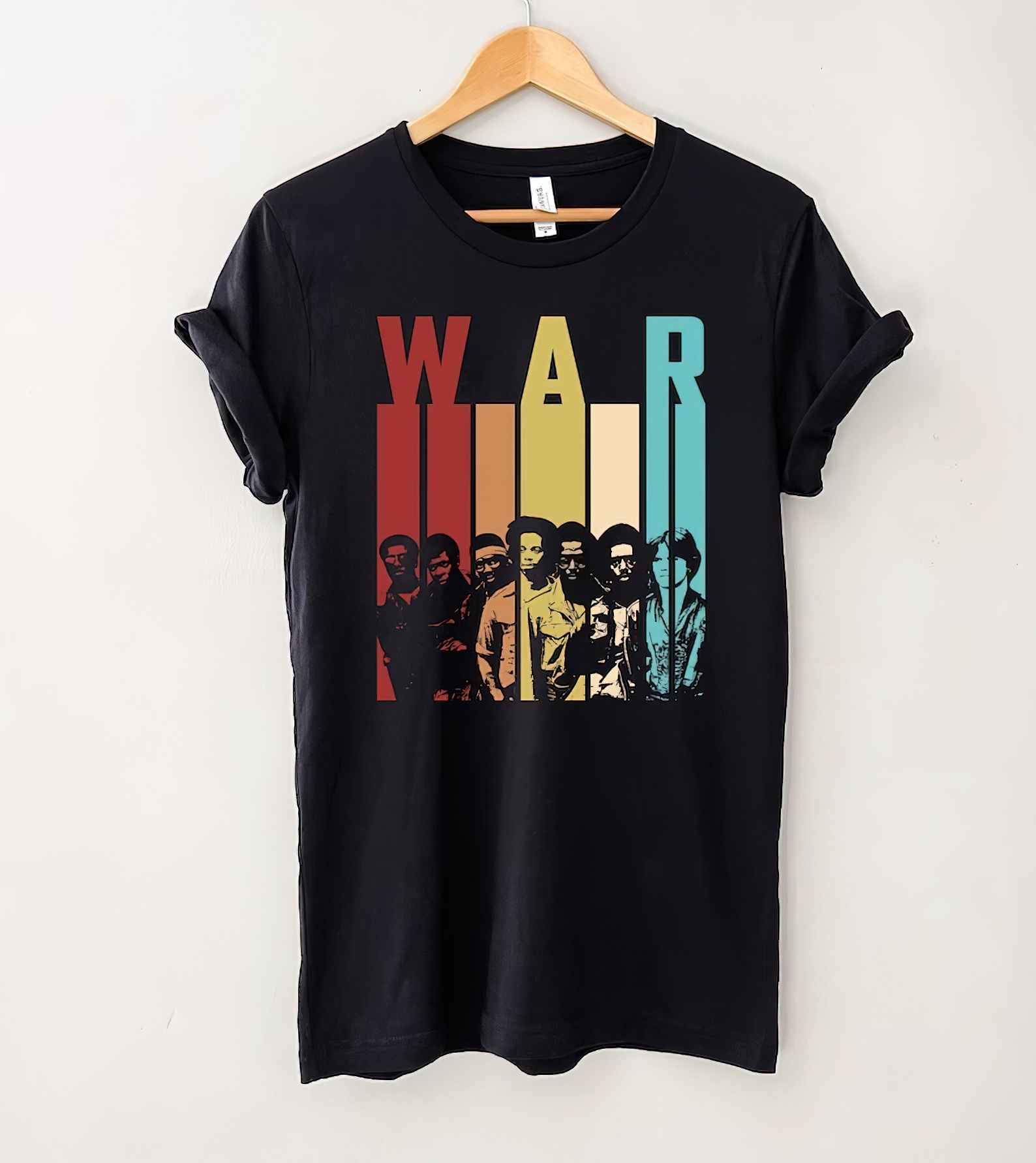 War Band Retro Vintage T-Shirt, War Band Shirt, Music Shirt, Gift Tee For You And Your Friends-standard-scale-2_00x-gigapixel