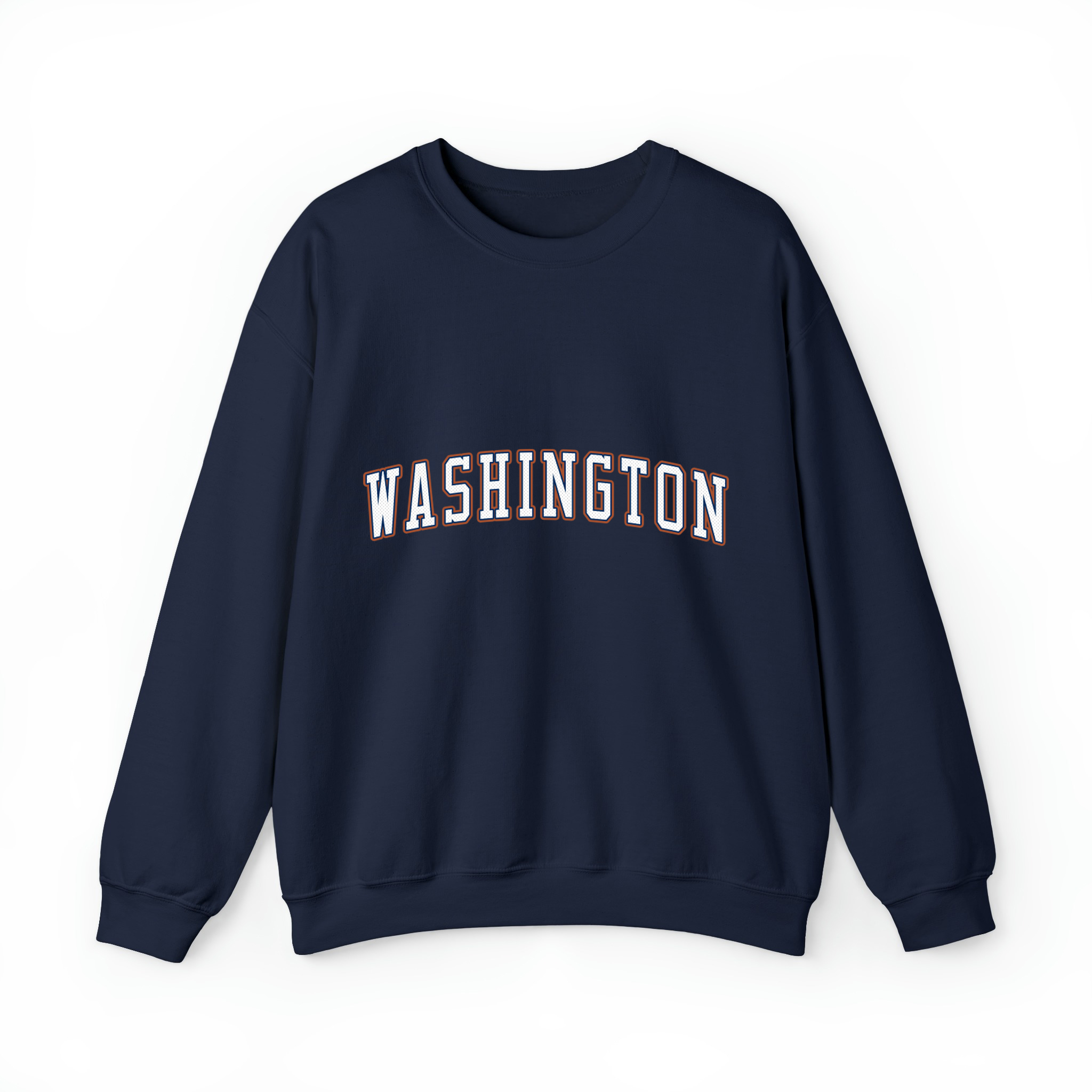 Washington Basketball Jersey Style v2 Unisex Sweatshirt-Navy