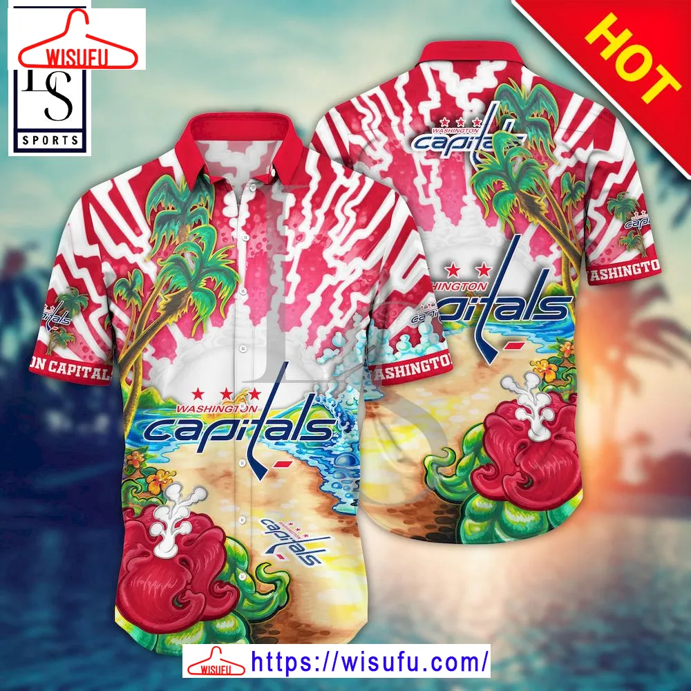 Washington Capitals Aloha Island Hawaii Shirt, New Fashion Gifts