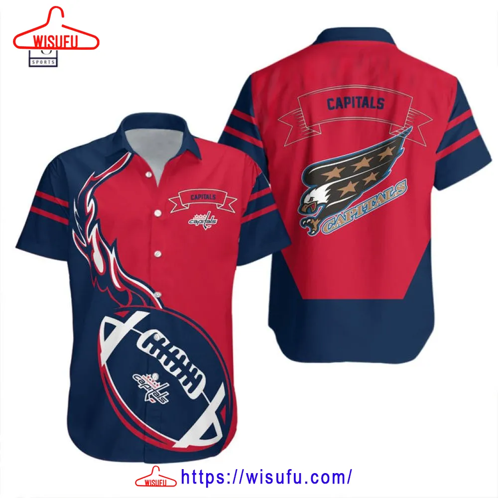 Washington Capitals Hawaii Shirt Flame Ball, New Fashion Gifts