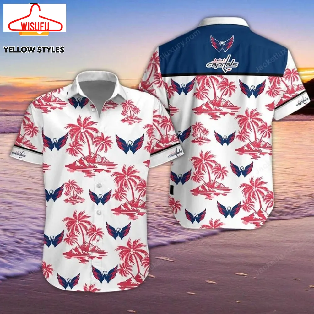 Washington Capitals Nhl 2024 Hawaiian Shirt, New Fashion Gifts