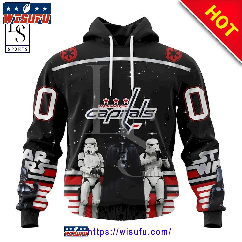 Washington Capitals Special Star Wars May The 4th Be With You Personalized Hoodie