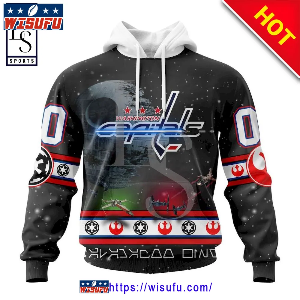 Washington Capitals Special Star Wars Personalized Hoodie