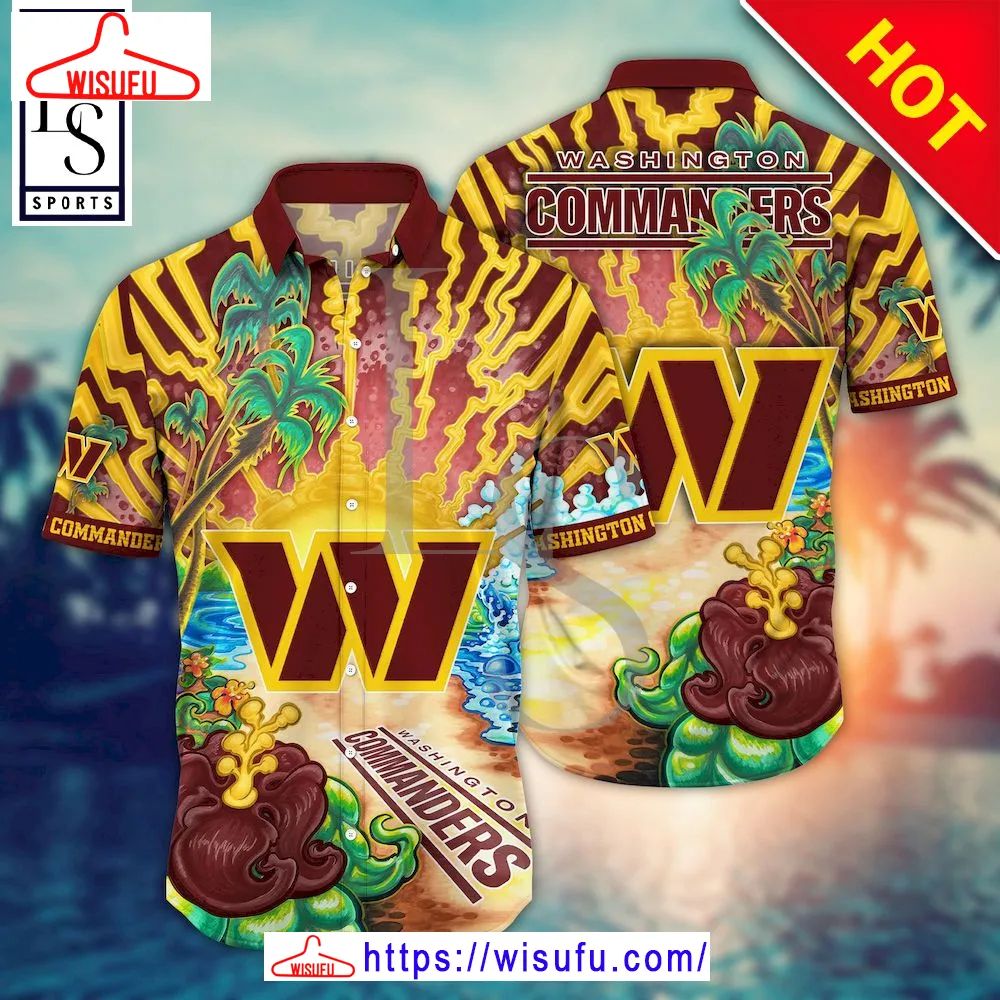 Washington Commanders Aloha Island Hawaii Shirt, New Fashion Gifts