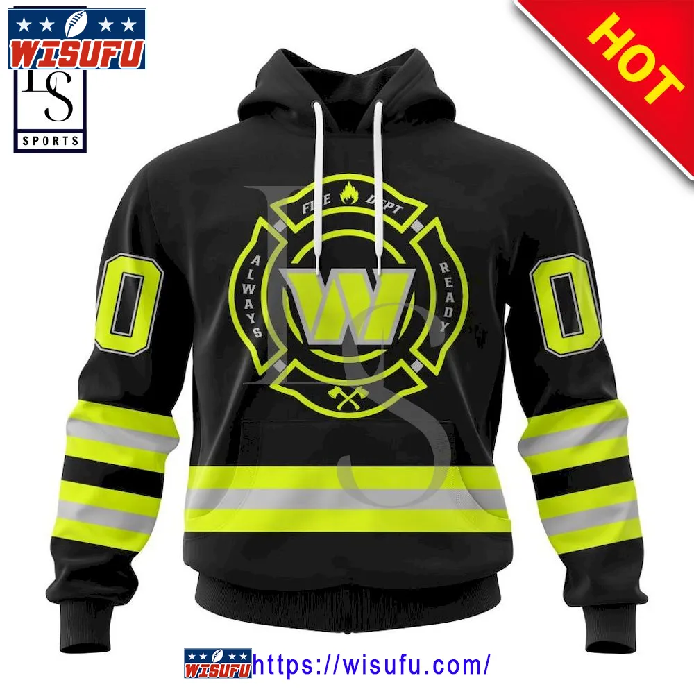 Washington Commanders Special Firefighter Uniform NF.L Personalized Hoodie