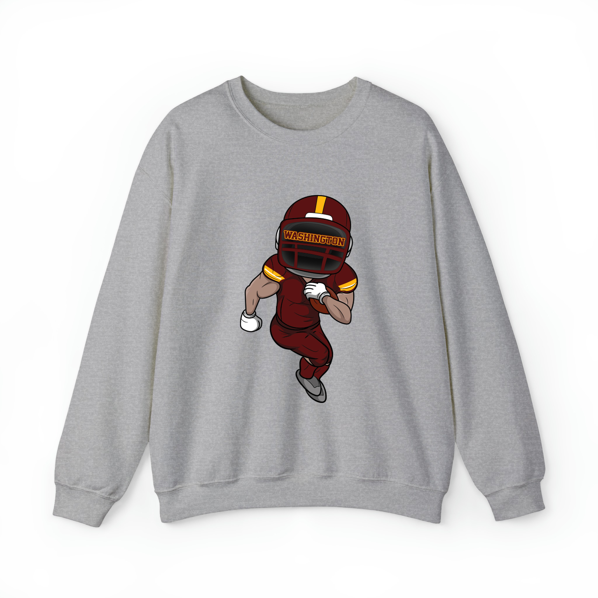 Washington Football Player Team Colors Unisex Sweatshirt-Sport Grey