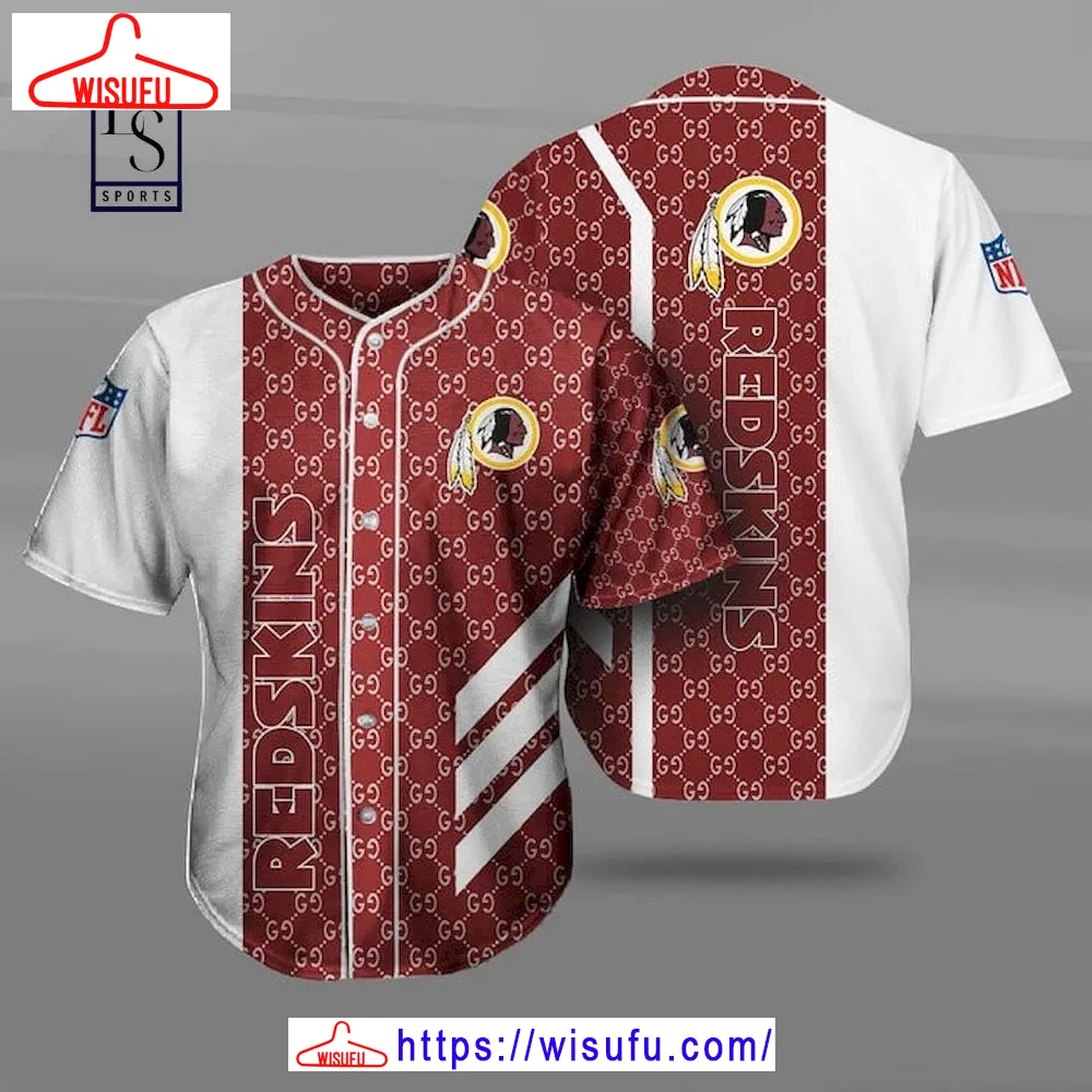 Washington Football Team Red Skins Luxury Design Nfl Jersey Shirt, New Fashion Gifts