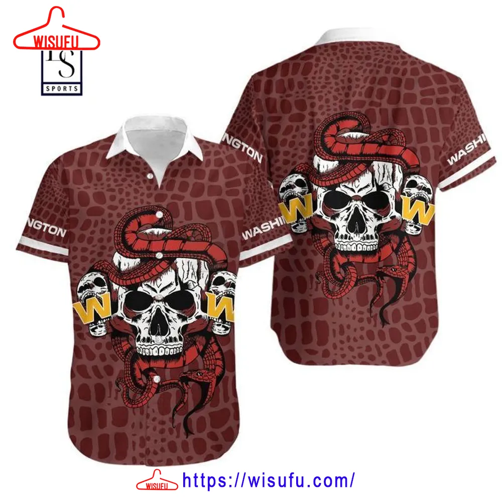 Washington Football Team Snake Hawaiian Shirt, New Fashion Gifts