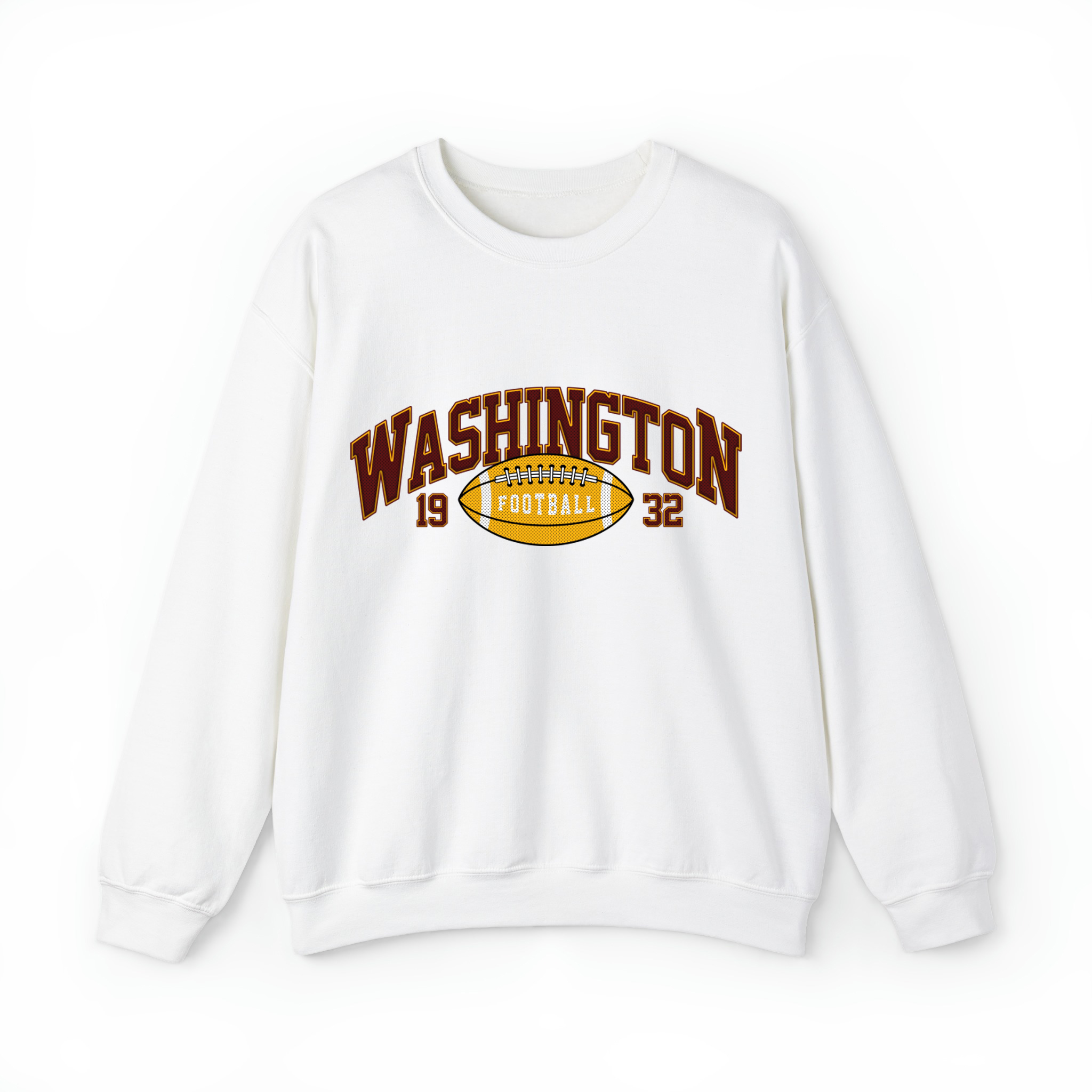 Washington Football Vintage Unisex Sweatshirt- White