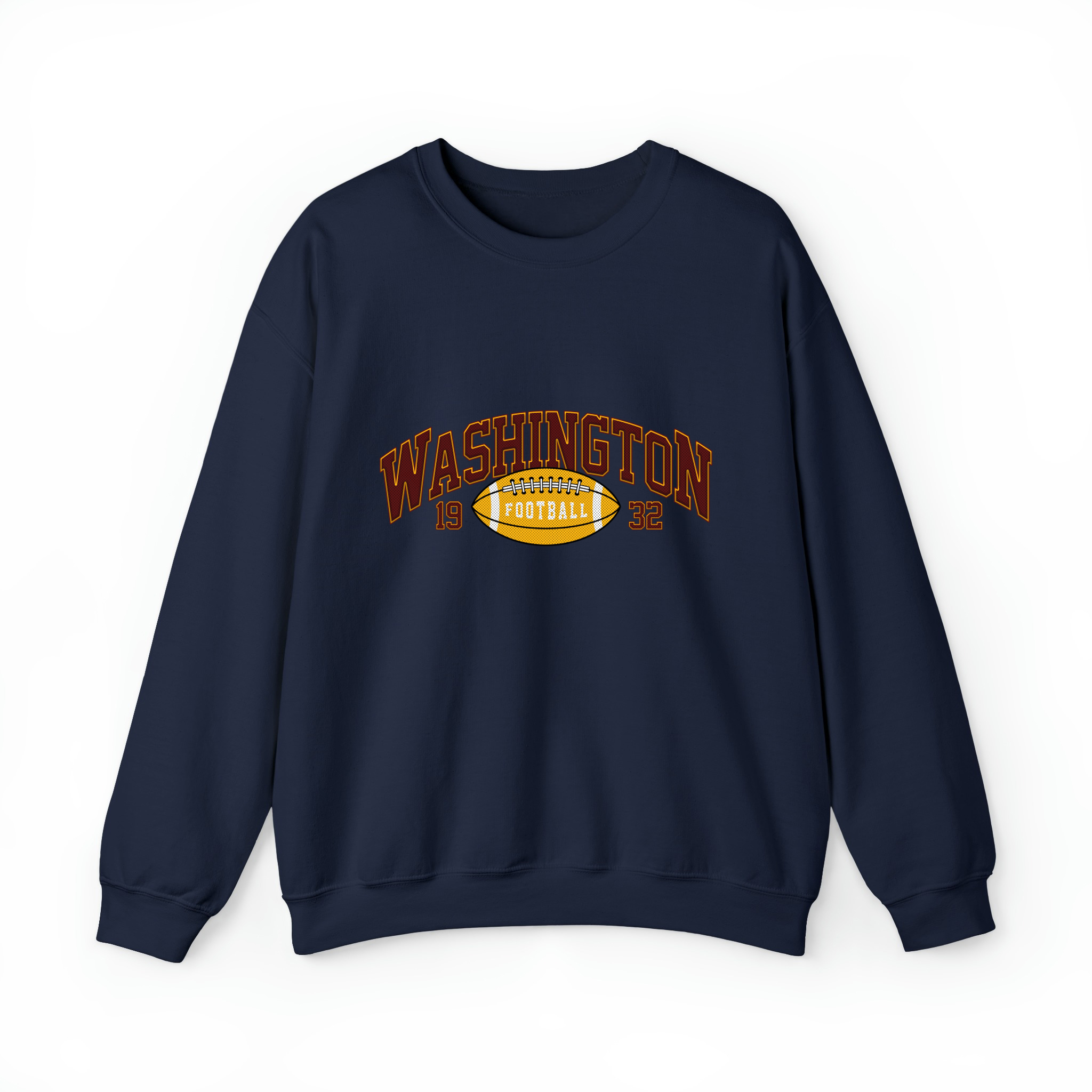 Washington Football Vintage Unisex Sweatshirt-Navy