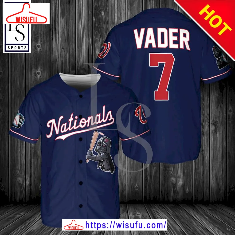 Washington Nationals Darth Vader Baseball Jersey, New Fashion Gifts