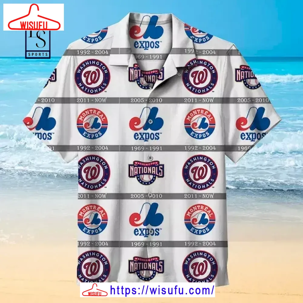 Washington Nationals History Hawaiian Shirt, New Fashion Gifts