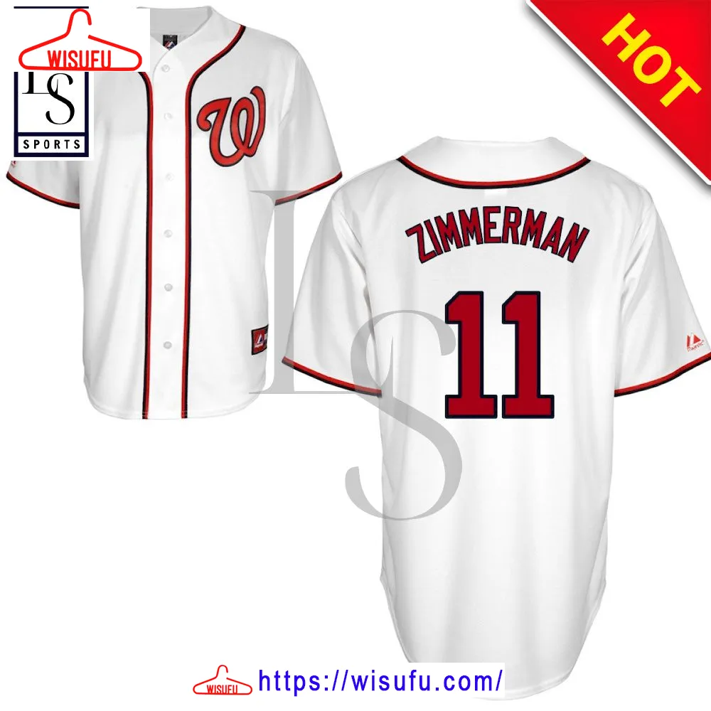 Washington Nationals Ryan Zimmerman White Baseball Jersey, New Fashion Gifts