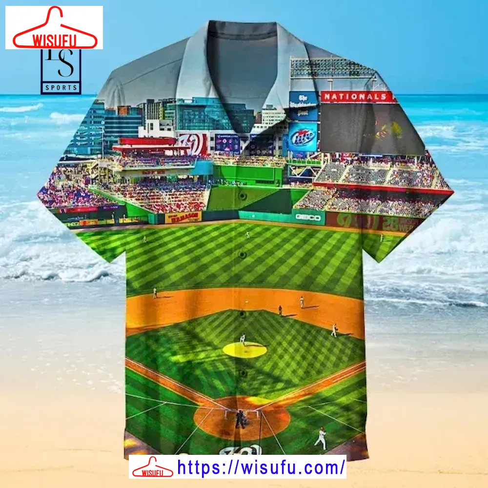 Washington Nationals Stadium Hawaiian Shirt, New Fashion Gifts