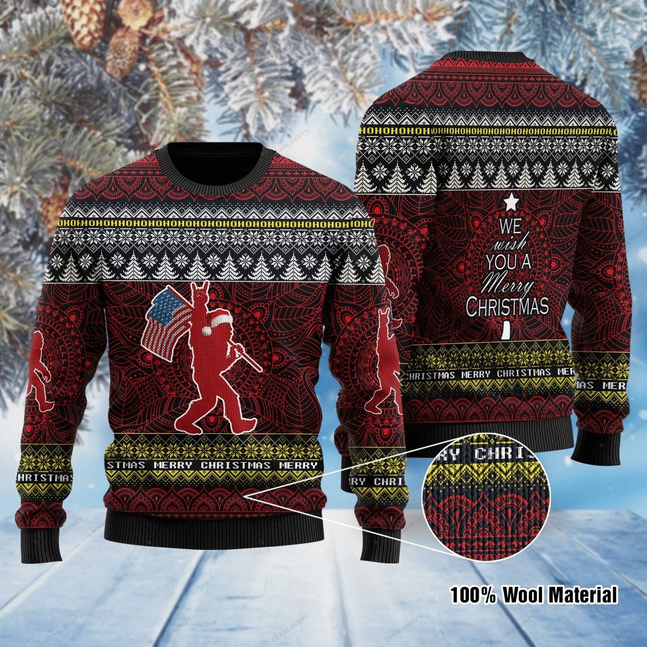 We Wish You A Merry Xmas Ugly Christmas Sweater